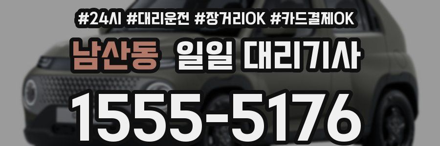 남산동 일일 대리기사