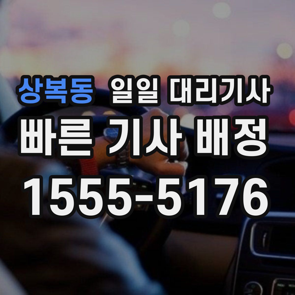 상복동 일일 대리기사