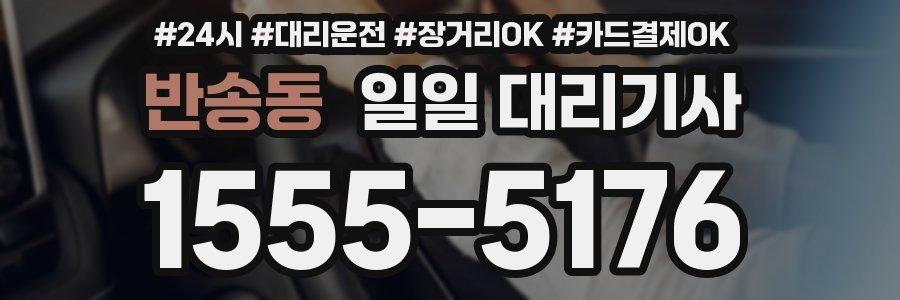 반송동 일일 대리기사