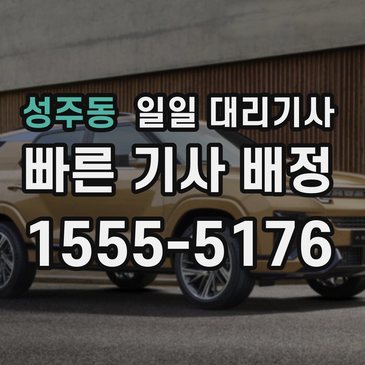성주동 일일 대리기사
