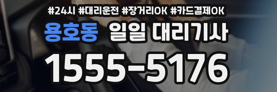 용호동 일일 대리기사