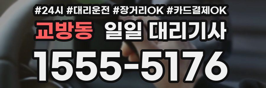 교방동 일일 대리기사