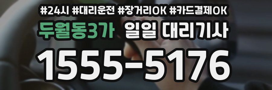 두월동3가 일일 대리기사