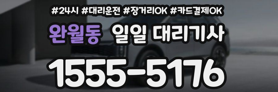 완월동 일일 대리기사