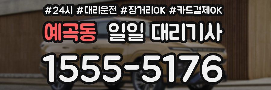 예곡동 일일 대리기사