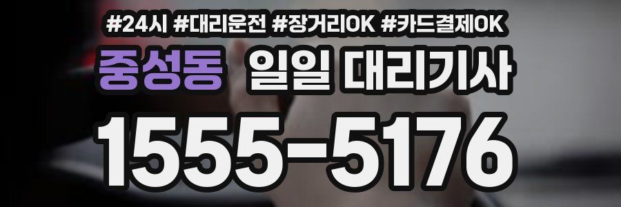 중성동 일일 대리기사