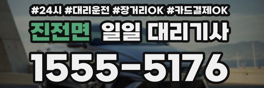진전면 일일 대리기사