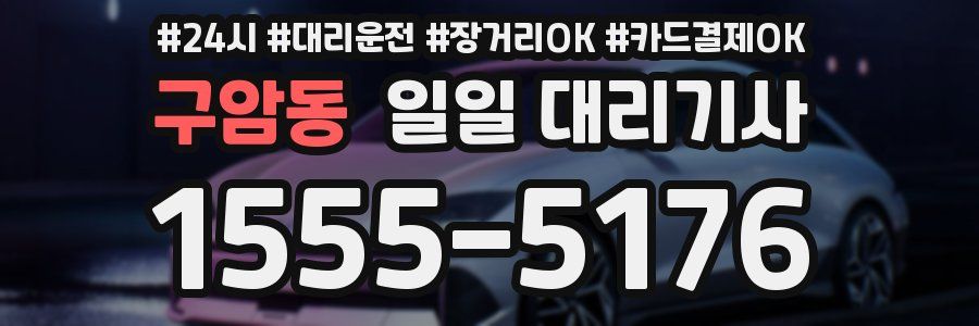 구암동 일일 대리기사