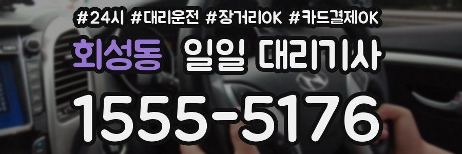 회성동 일일 대리기사