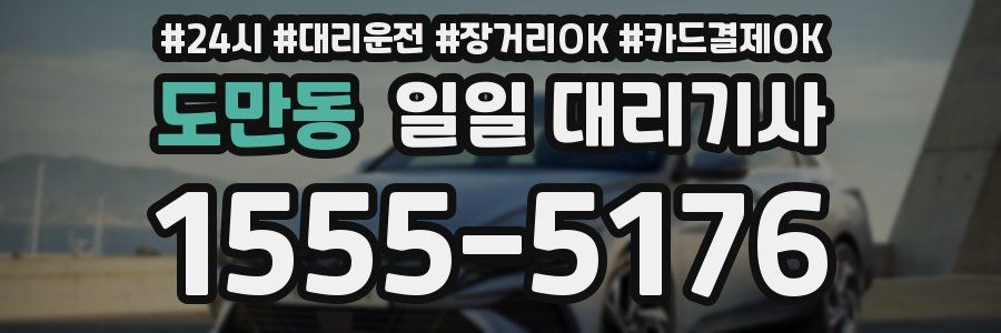 도만동 일일 대리기사