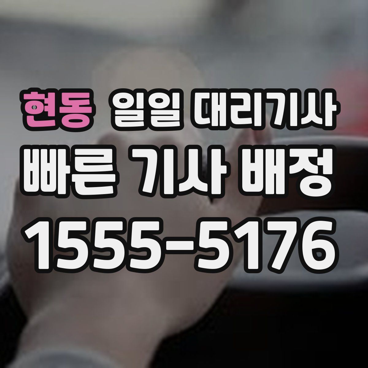 현동 일일 대리기사
