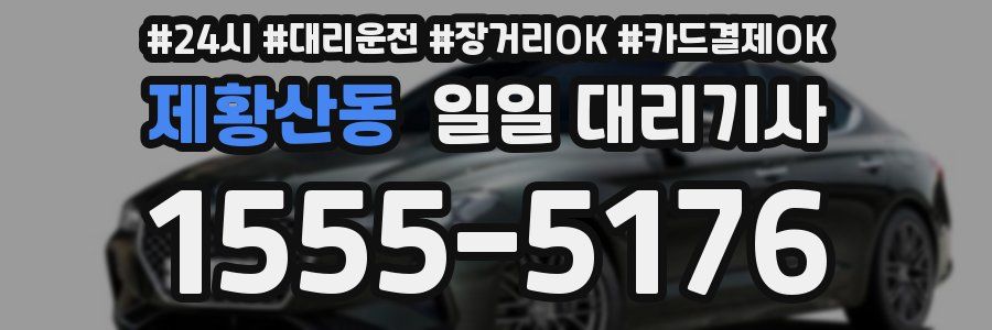 제황산동 일일 대리기사