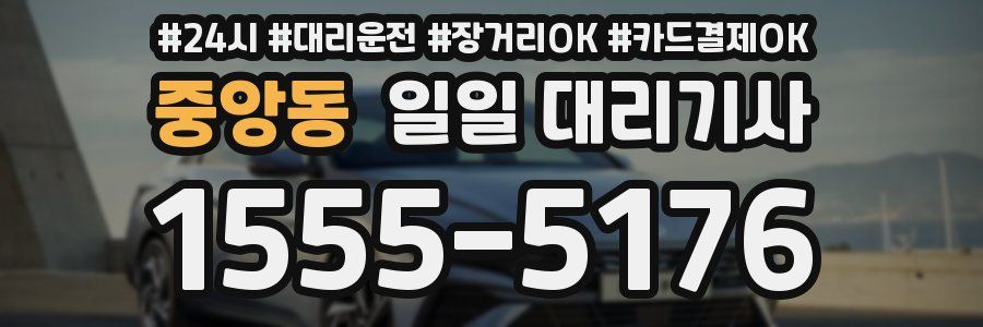 중앙동 일일 대리기사