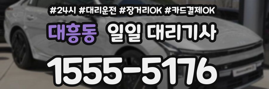 대흥동 일일 대리기사