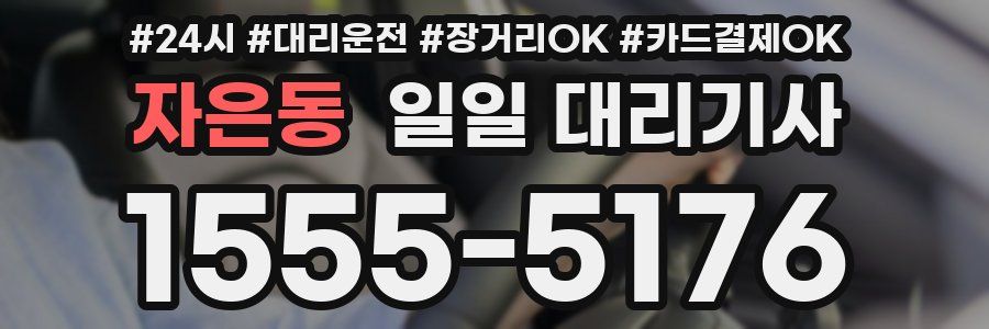 자은동 일일 대리기사