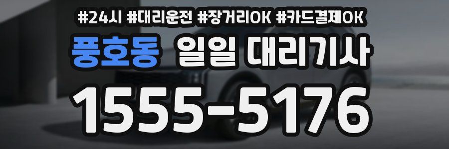 풍호동 일일 대리기사