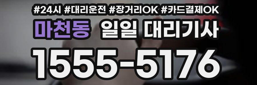마천동 일일 대리기사