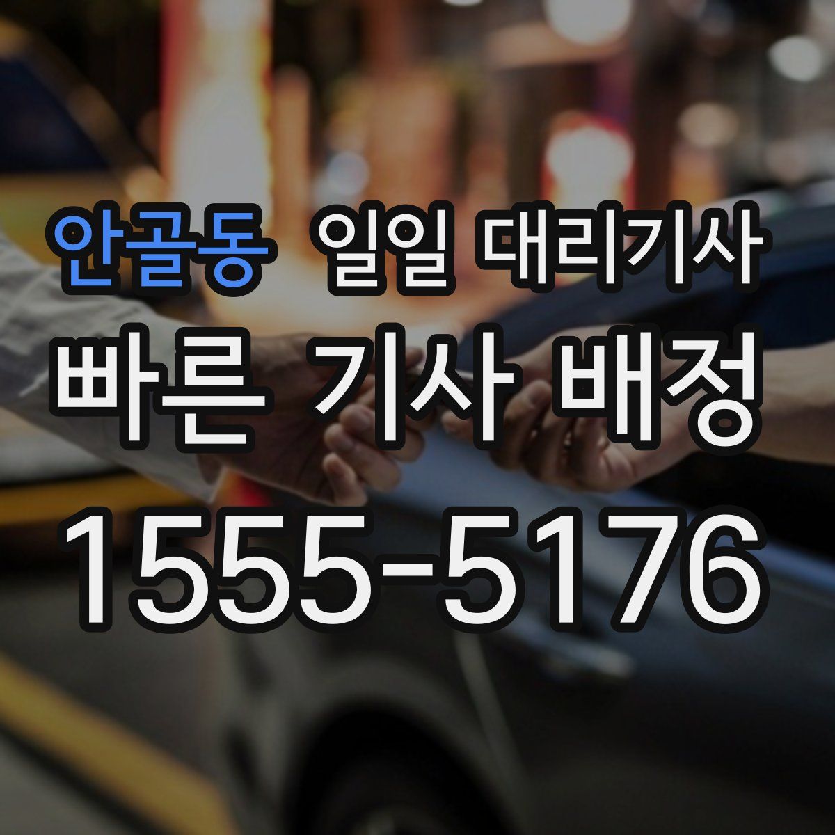안골동 일일 대리기사