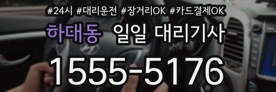 하대동 일일 대리기사