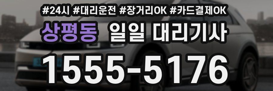 상평동 일일 대리기사