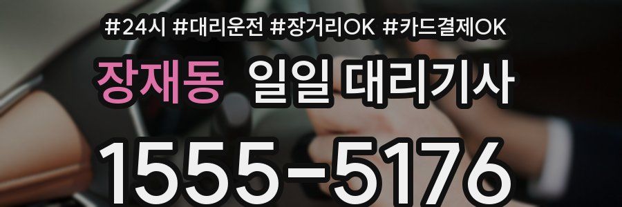 장재동 일일 대리기사