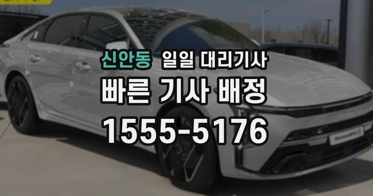 신안동 일일 대리기사