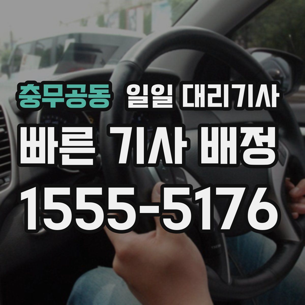 충무공동 일일 대리기사