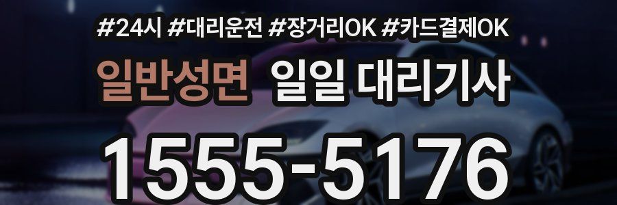 일반성면 일일 대리기사