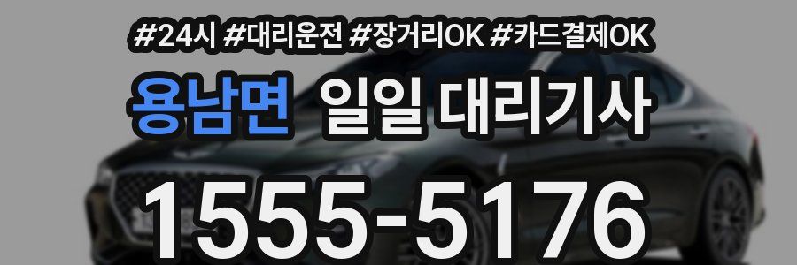 용남면 일일 대리기사