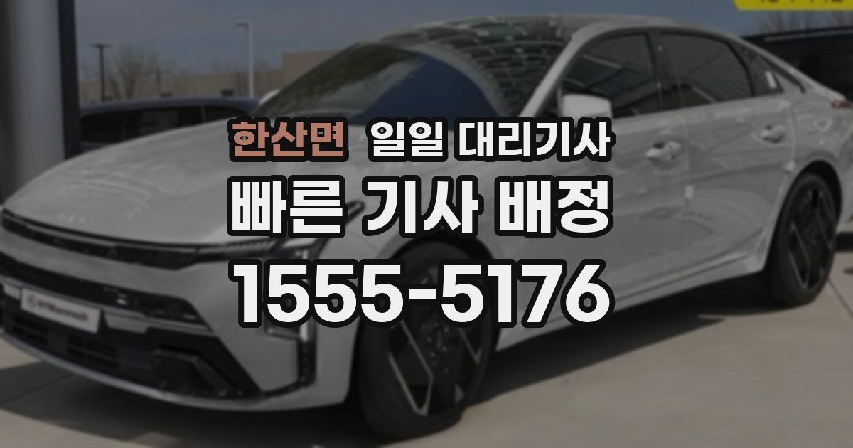 한산면 일일 대리기사