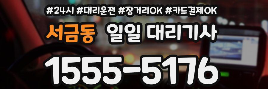서금동 일일 대리기사