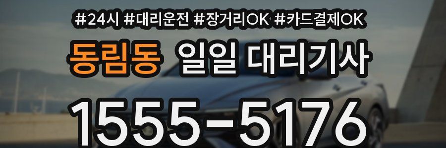 동림동 일일 대리기사