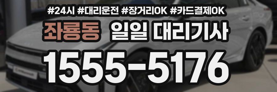 좌룡동 일일 대리기사