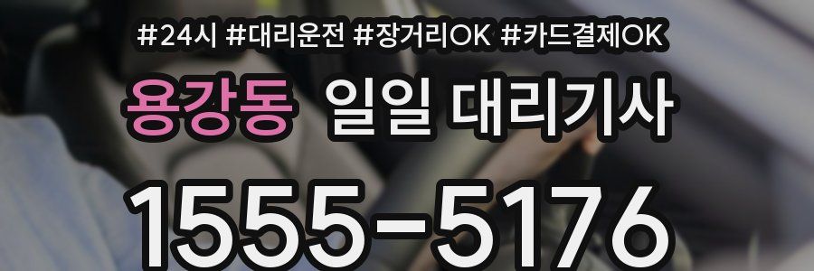 용강동 일일 대리기사
