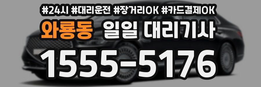 와룡동 일일 대리기사
