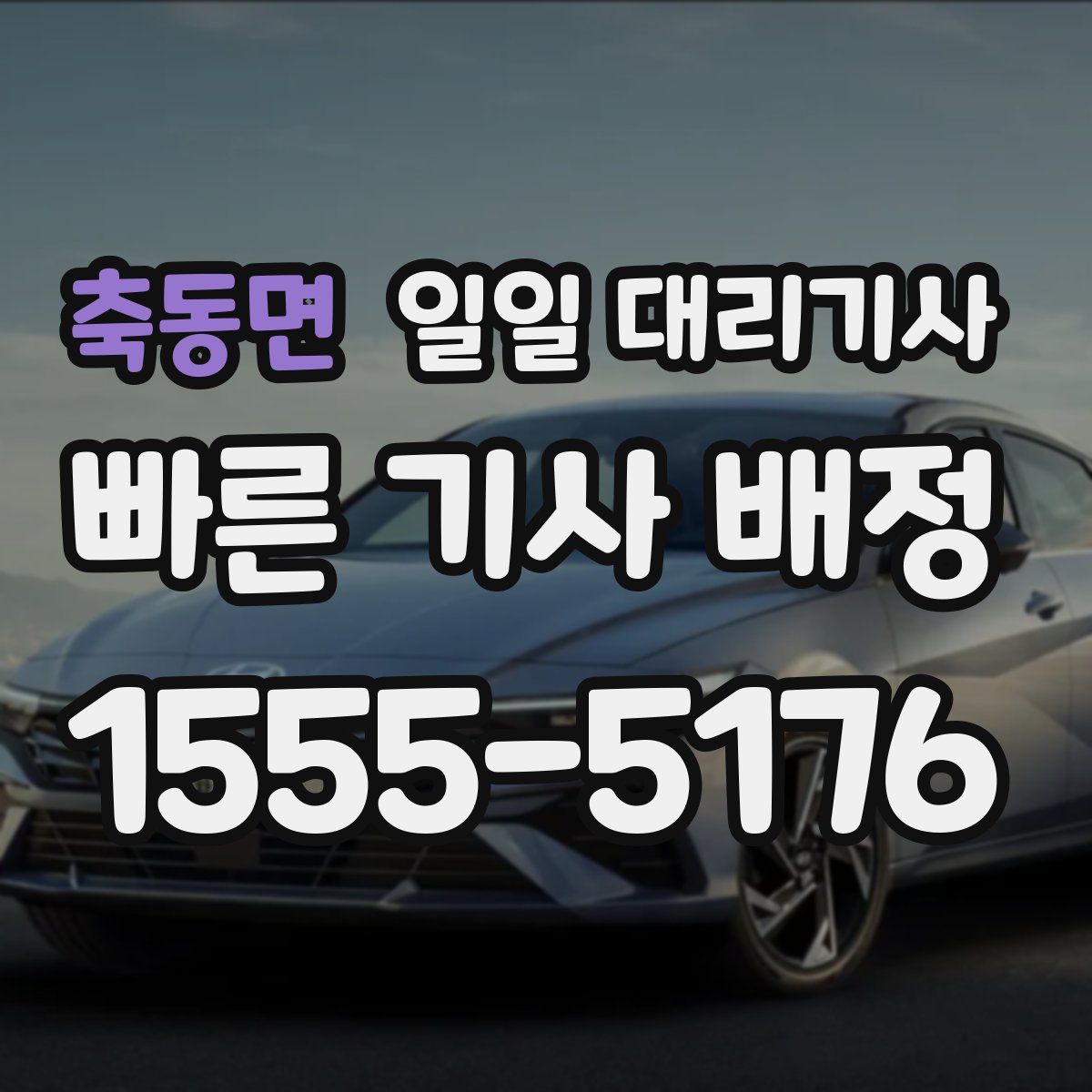 축동면 일일 대리기사