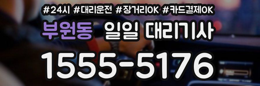 부원동 일일 대리기사