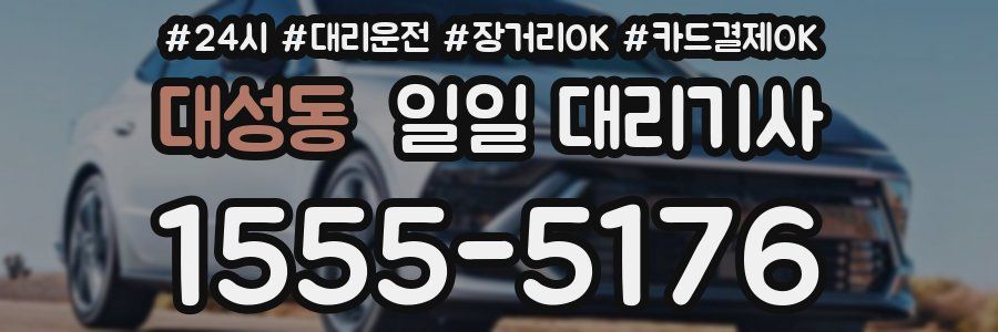 대성동 일일 대리기사