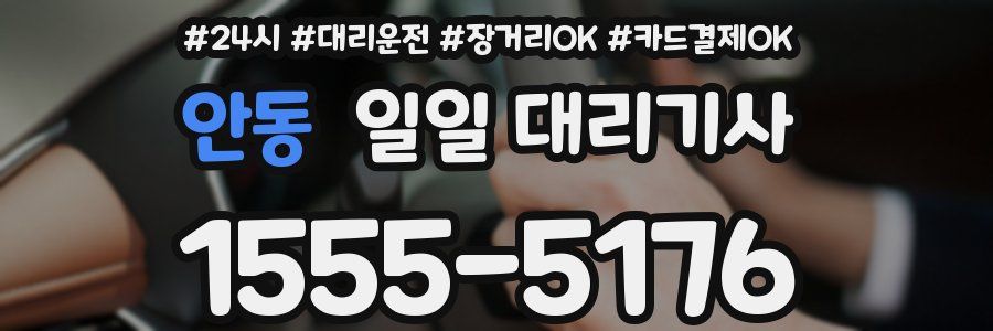 안동 일일 대리기사