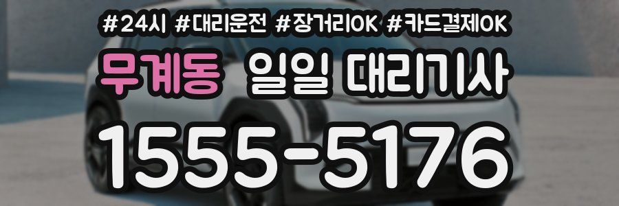 무계동 일일 대리기사