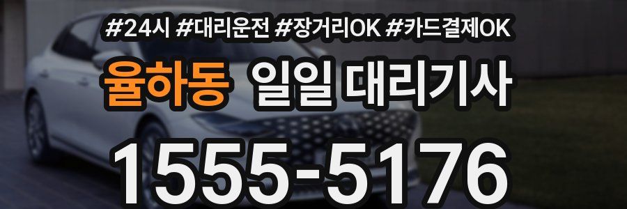 율하동 일일 대리기사