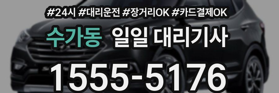 수가동 일일 대리기사