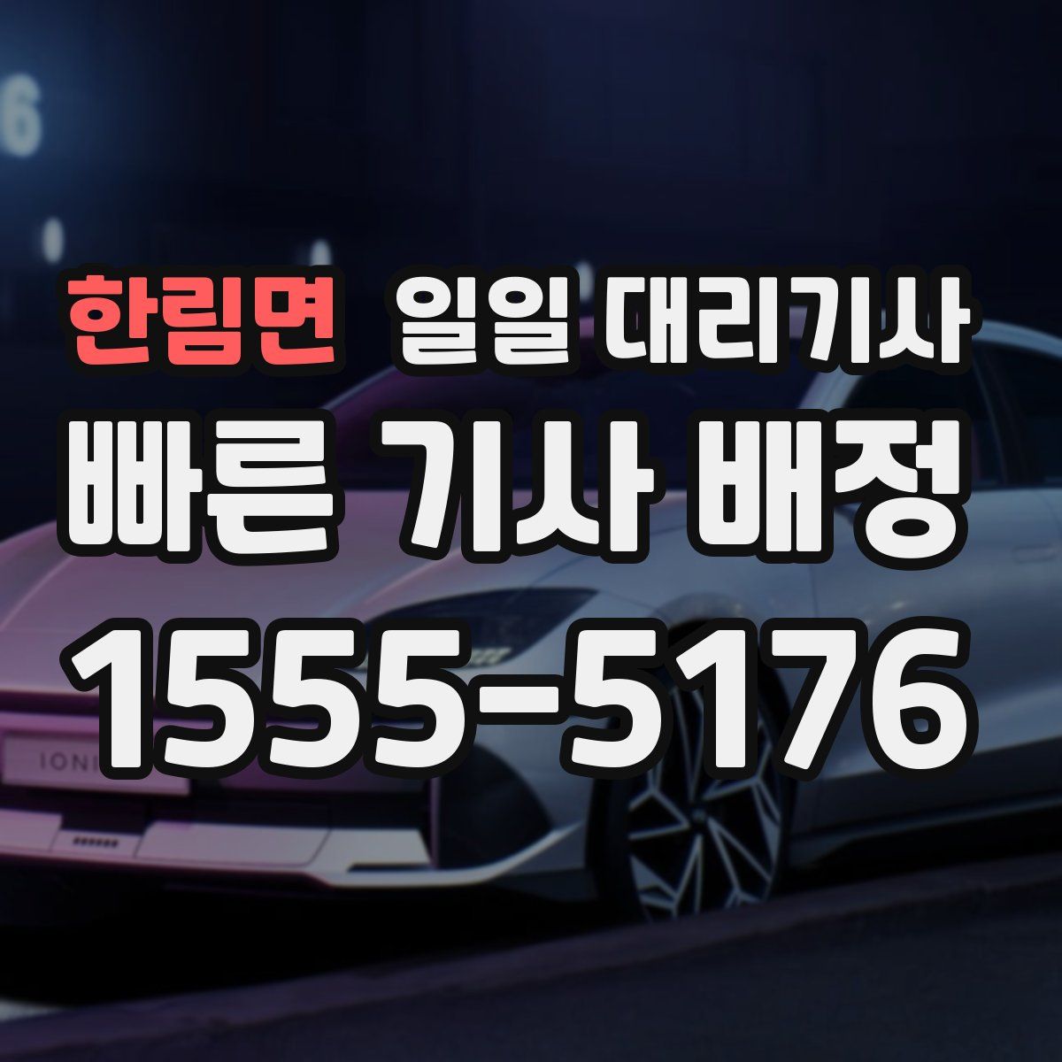 한림면 일일 대리기사