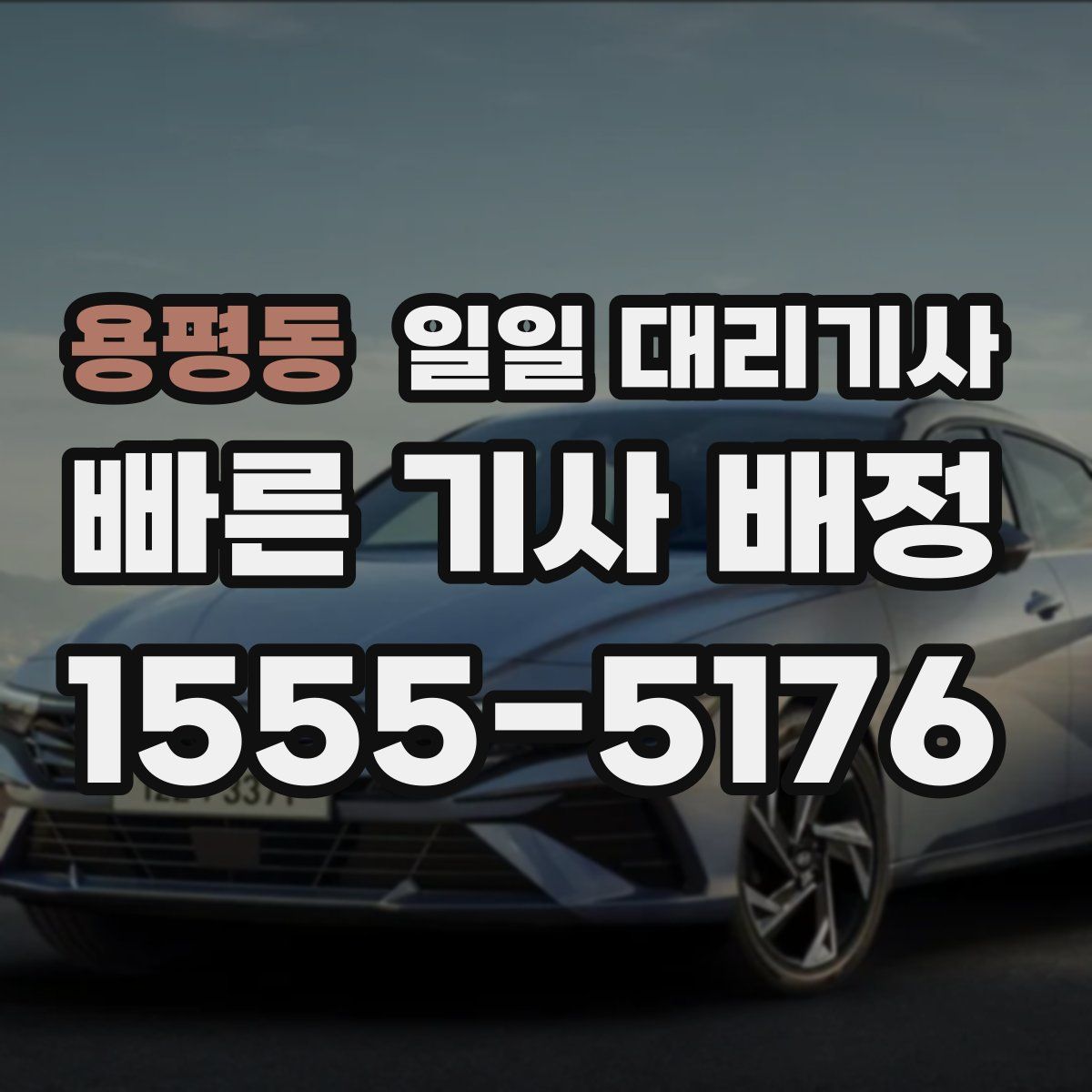 용평동 일일 대리기사
