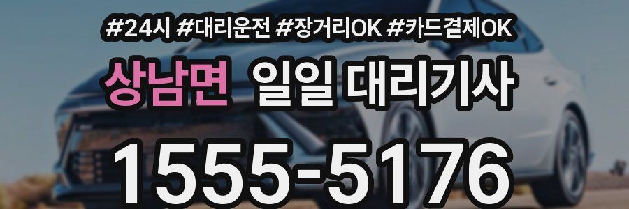 상남면 일일 대리기사