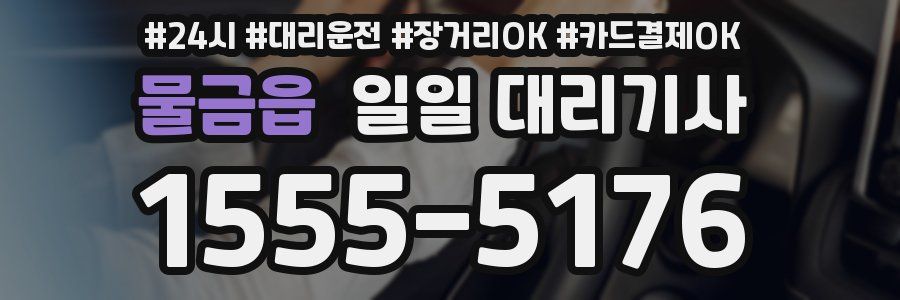 물금읍 일일 대리기사