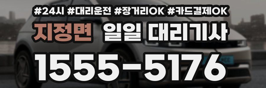 지정면 일일 대리기사