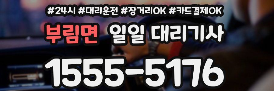 부림면 일일 대리기사