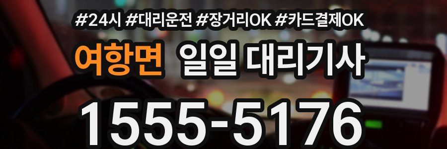 여항면 일일 대리기사