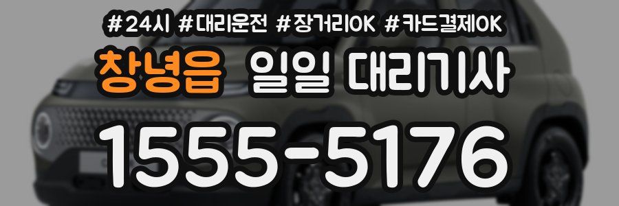 창녕읍 일일 대리기사